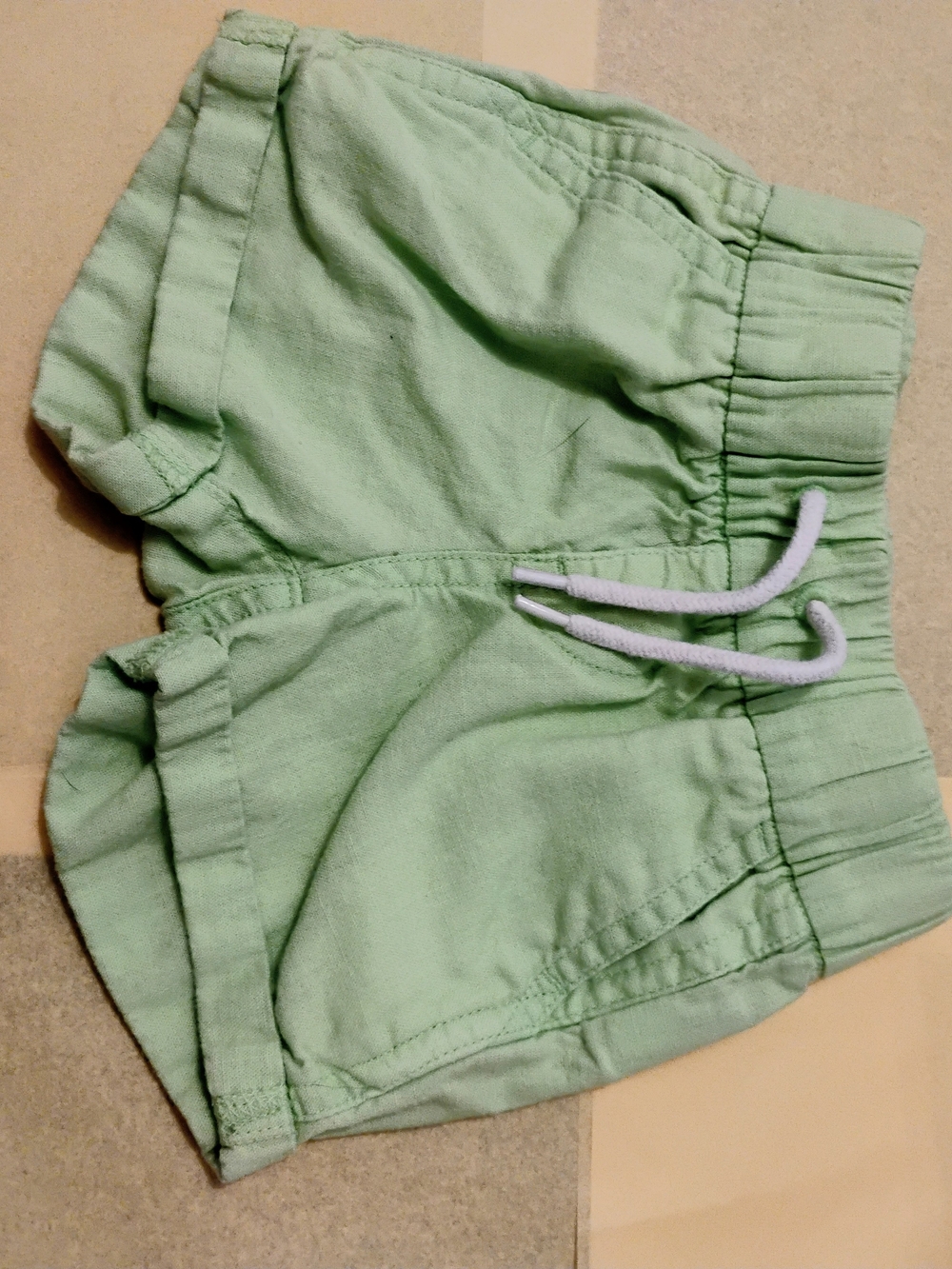 Baby GAP Neon Green Drawstring Shorts